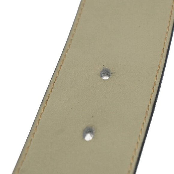 GUCCI GG Logo Interlocking Belt 65 Leather Beige GHW Made in Italy - Picture 14 of 14